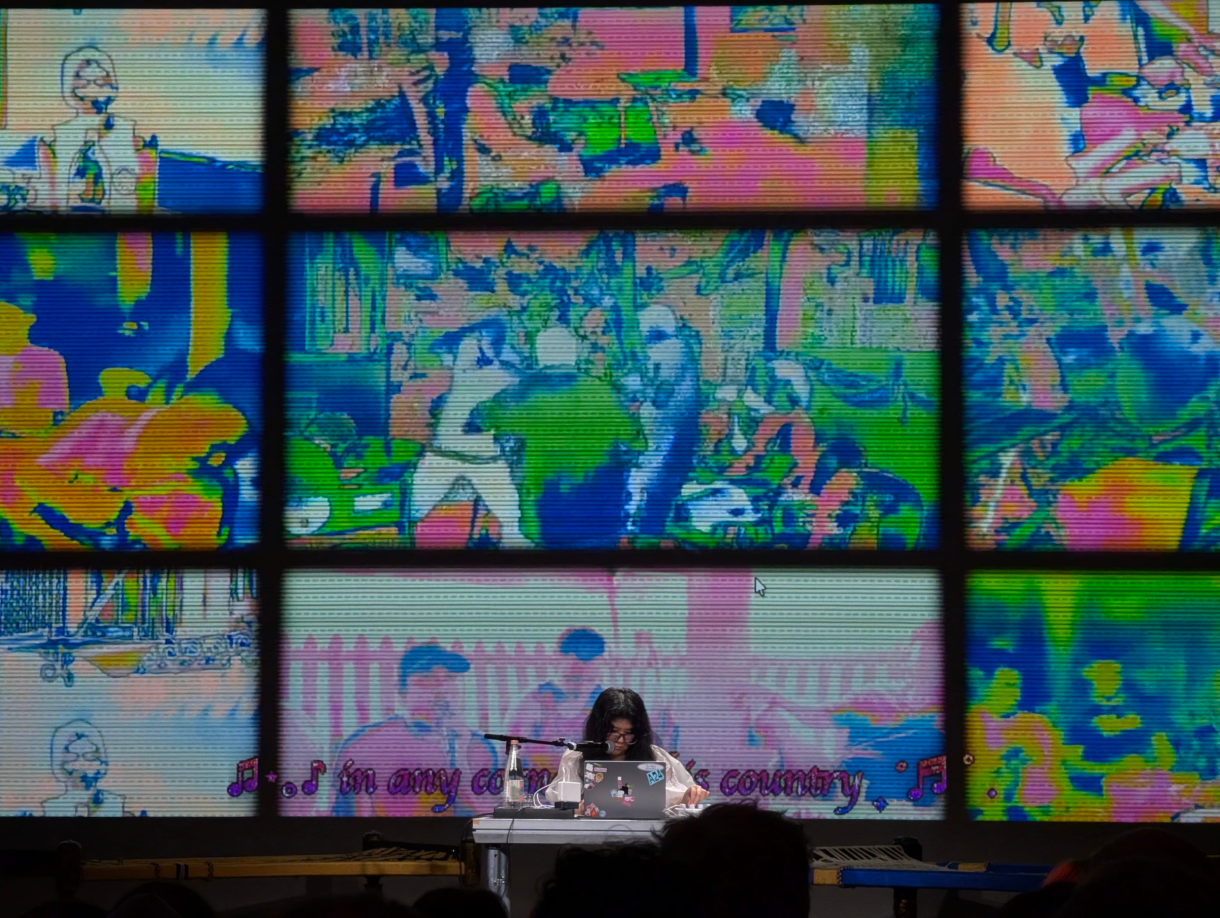 Performance of Every Love Song in the World at Transmediale, Berlin. Photo by Kaloyan Kolev.